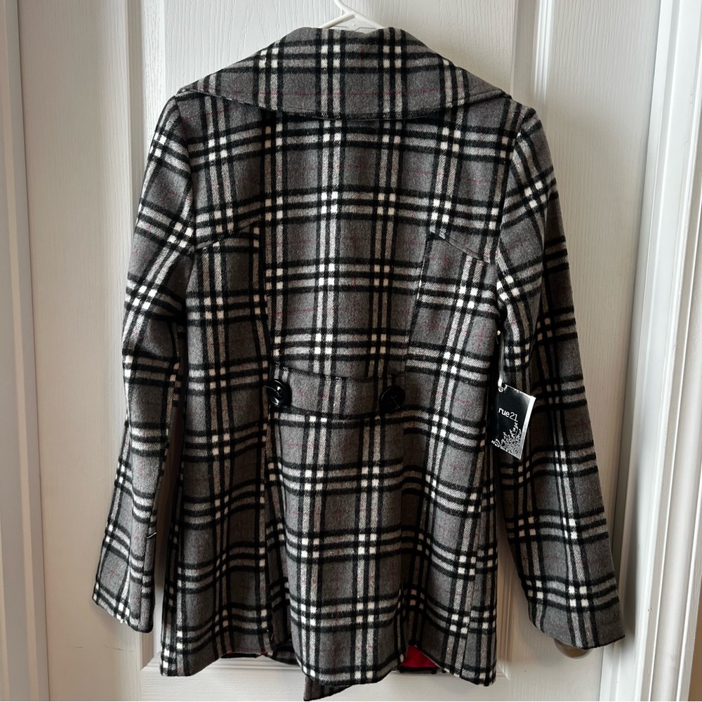 ❤️SOLD❤️ Rue21 Plaid Coat - Picture 7 of 12